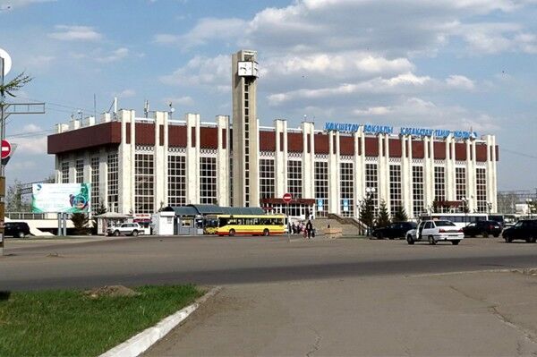 Железнодорожный вокзал города Кокшетау